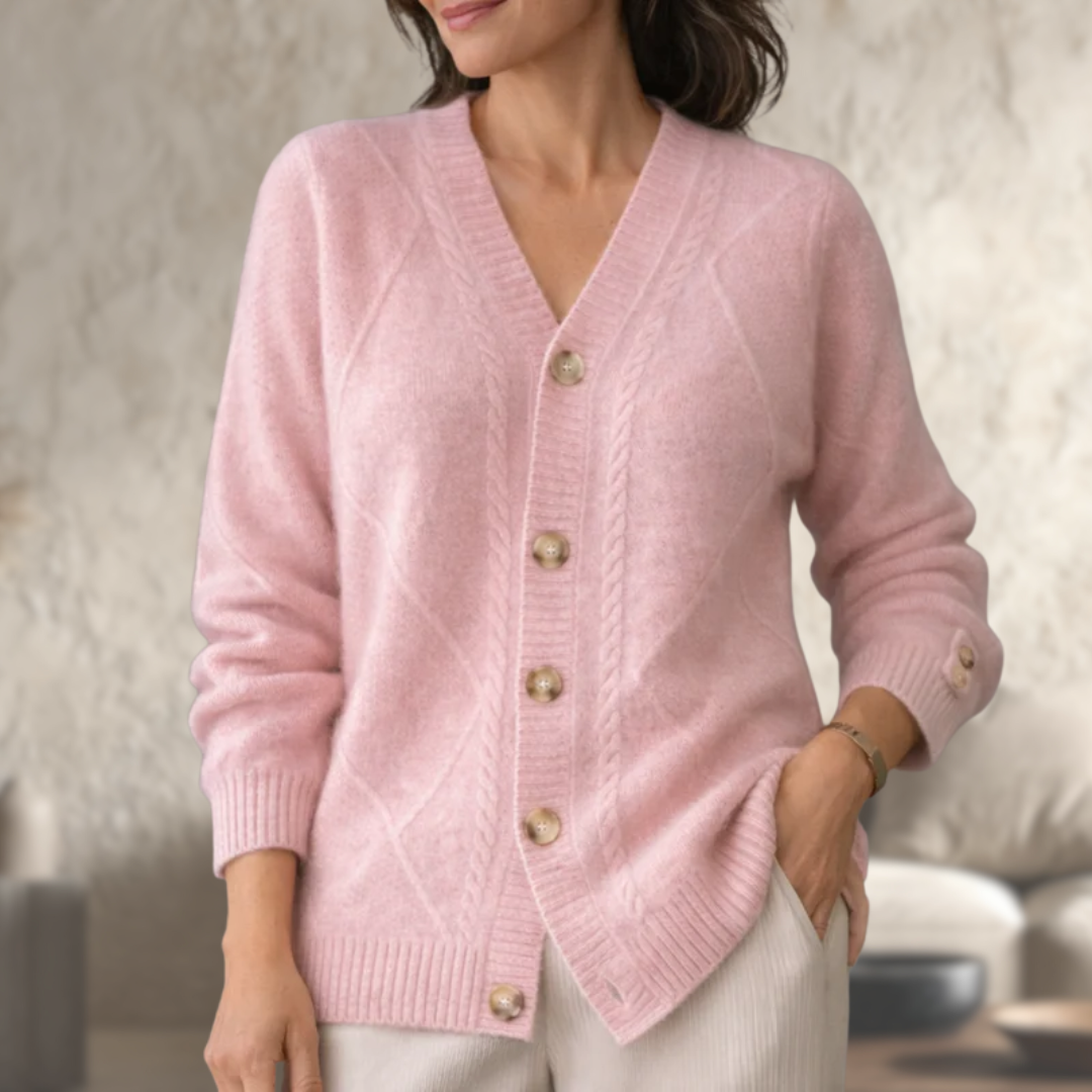 Paola | Cardigan Morbido in Maglia