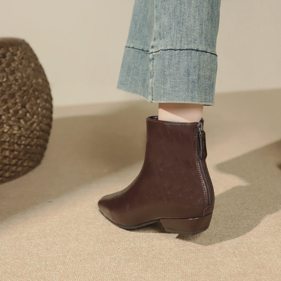 Mira | Stivaletti Eleganti a Tacco Basso