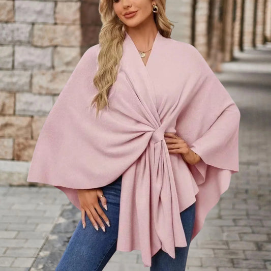 Yvette | Poncho Elegante Drappeggiata