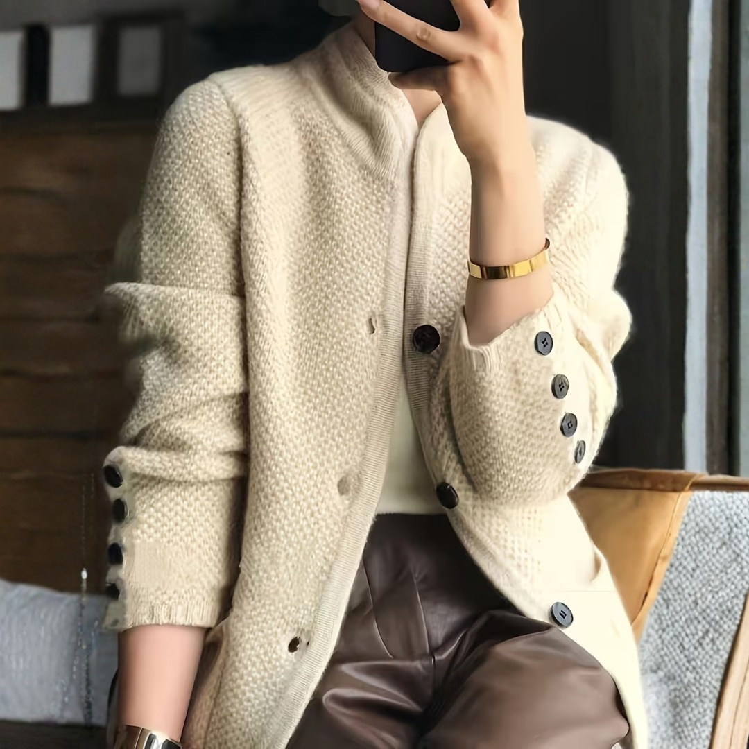Silvia | Cardigan in Maglia Elegante