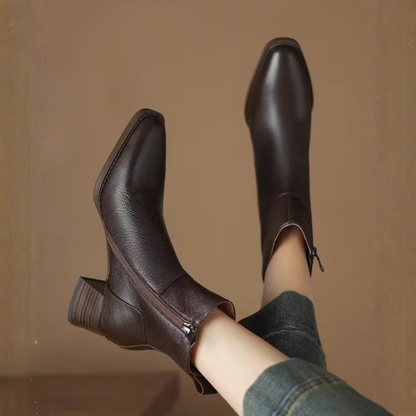 Chiara | Stivaletti di Lusso con Tacco Medio