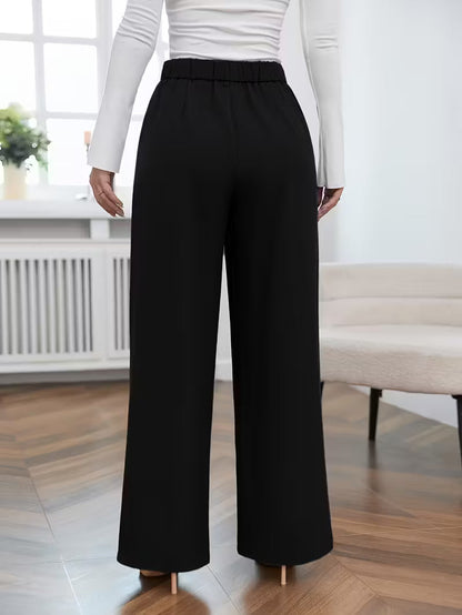 Alba | Pantaloni Eleganti a Gamba Larga