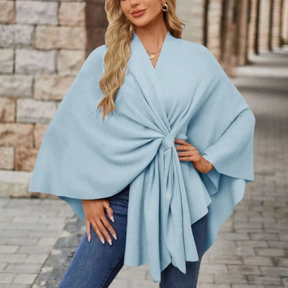Yvette | Poncho Elegante Drappeggiata