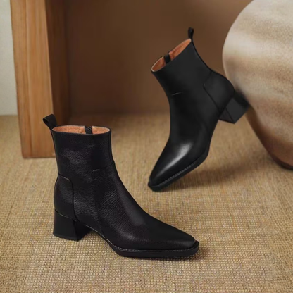 Chiara | Stivaletti di Lusso con Tacco Medio