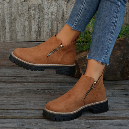 Beatrice | Stivaletti Morbidi con Zip Laterale