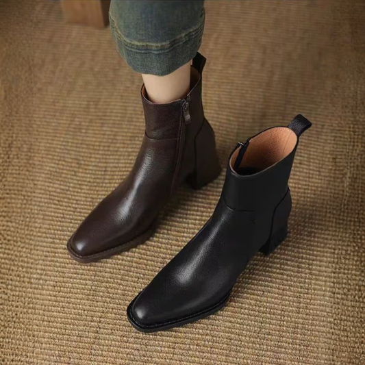 Chiara | Stivaletti di Lusso con Tacco Medio