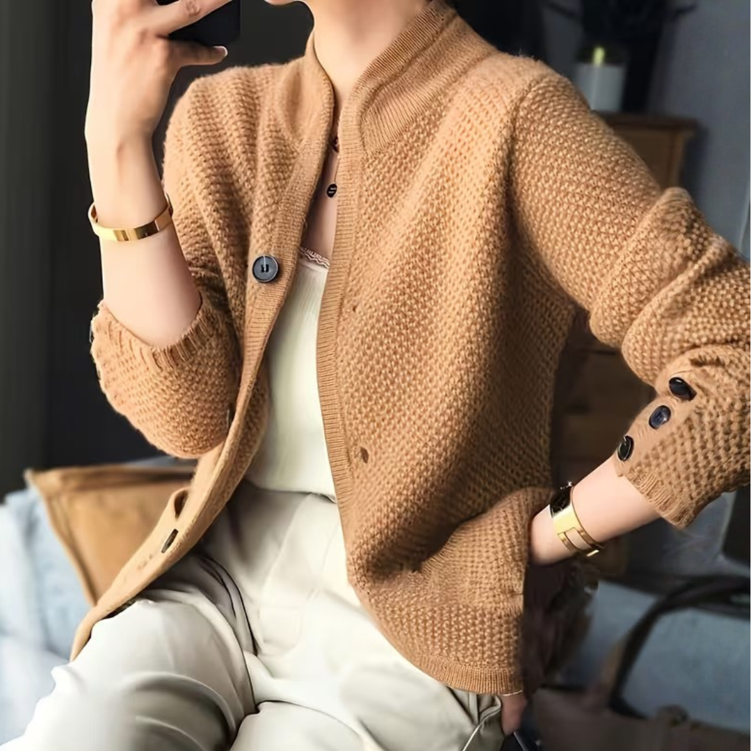 Silvia | Cardigan in Maglia Elegante