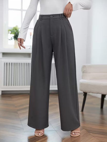 Alba | Pantaloni Eleganti a Gamba Larga