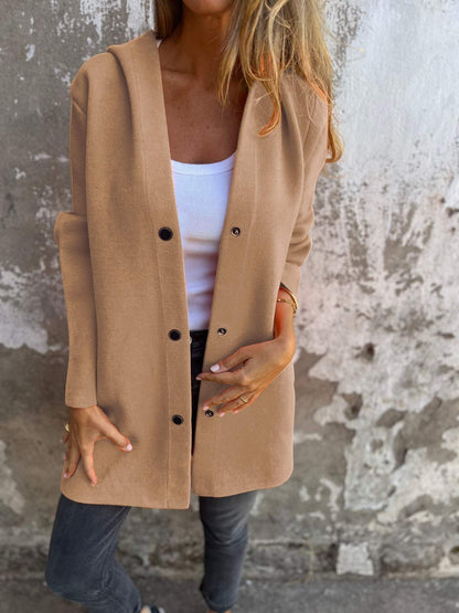 Appolinia | Cardigan casual con cappuccio