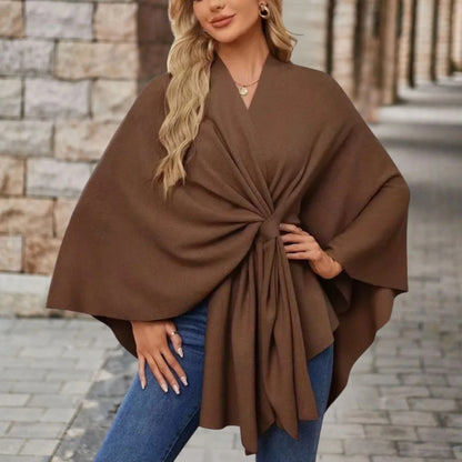 Yvette | Poncho Elegante Drappeggiata