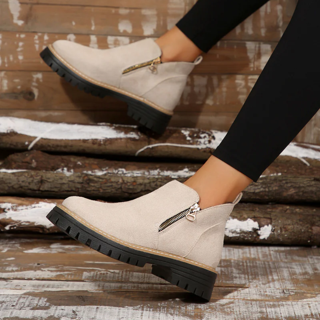 Beatrice | Stivaletti Morbidi con Zip Laterale