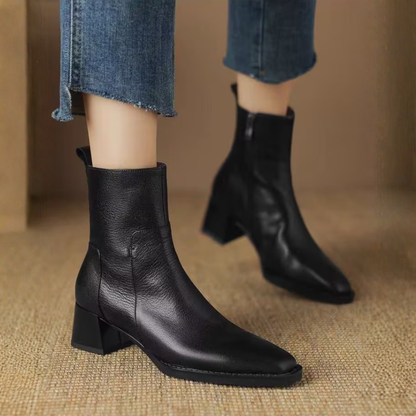 Chiara | Stivaletti di Lusso con Tacco Medio