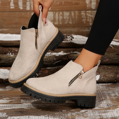 Beatrice | Stivaletti Morbidi con Zip Laterale