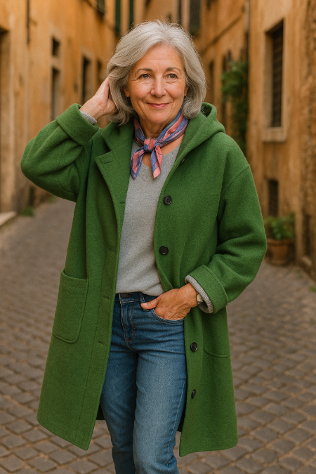 Giada | Cappotto in lana con stile moderno