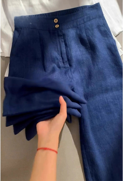 Maia | Pantaloni heritage in lino