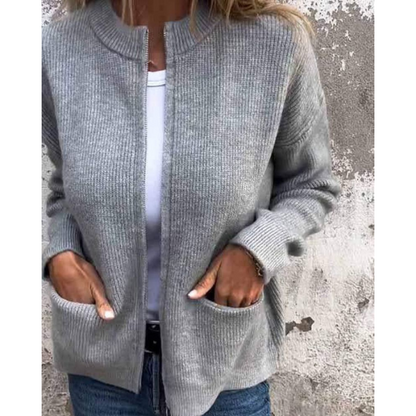 Almira | Cardigan Casual con Tasche Laterali