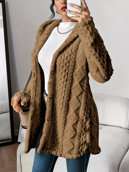 Velora | Cardigan Morbido con Cappuccio
