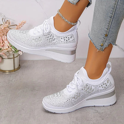 Isabelle | Scarpe ortopediche decorate con strass
