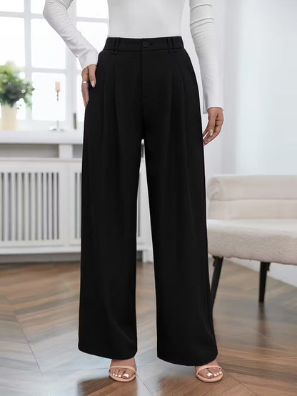 Alba | Pantaloni Eleganti a Gamba Larga