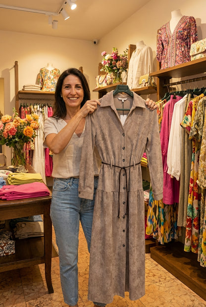 RosanoVerona™ | Abito lungo con colletto classico